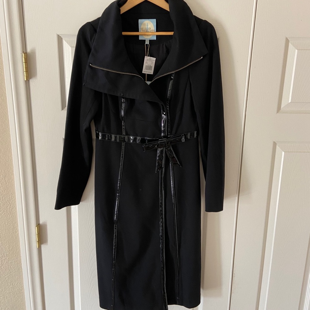 Tracy Reese Fit & Flare Coat Jacket NEW WITH TAGS